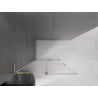 Mexen Velar L Sliding Shower Wall Walk-in 100 x 200 cm, Transparent 8 mm, Gold - 871-100-003-03-50