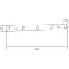 Mexen towel hook with five holders, black - 709175-70