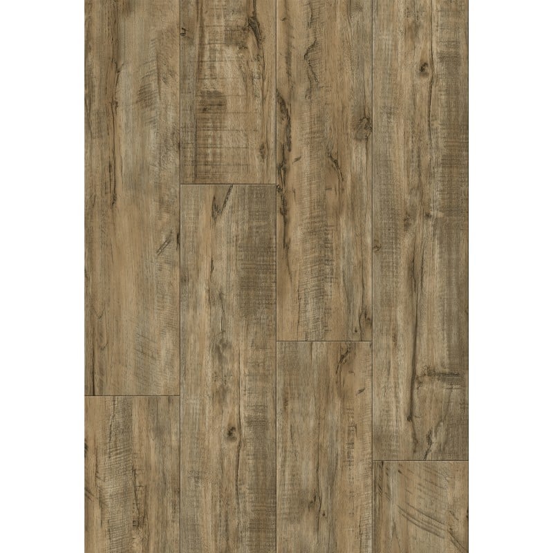 Mexen El Paso vinyl panel sample 1240 x 182 mm SPC 6.5 mm, IXPE underlay 1.5 mm, 4-sided V-Groove, Walnut - F1069-S