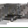 Mexen Velar L Duo sliding shower cabin 100 x 100 cm, transparent, brushed gold - 871-100-100-02-03-55