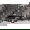 Mexen Velar L Duo sliding shower cabin 80 x 80 cm, transparent, rose gold - 871-080-080-02-03-60
