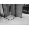 Mexen Velar L Duo sliding shower cabin 100 x 100 cm, transparent, black - 871-100-100-02-03-70