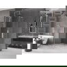 Mexen Velar L Duo sliding shower cabin 100 x 100 cm, transparent, brushed nickel - 871-100-100-02-03-97