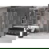 Mexen Velar L Duo sliding shower cabin 80 x 80 cm, frosted, chrome - 871-080-080-02-33-01