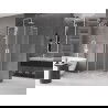 Mexen Velar L Duo sliding shower cabin 90 x 90 cm, frosted, white - 871-090-090-02-33-20