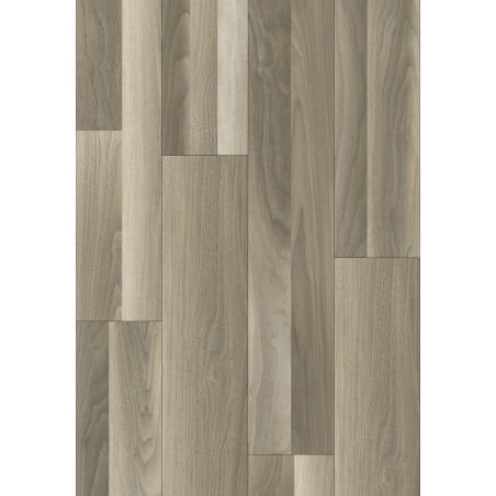 Mexen Newark vinyl panel sample 1240 x 182 mm SPC 6.5 mm, IXPE underlay 1.5 mm, 4 V-Groove, Walnut - F1086-S