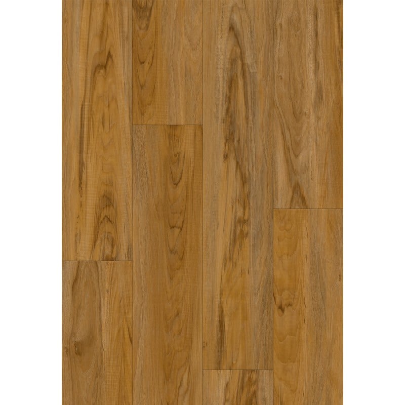 Mexen Norfolk vinyl panel sample 1240 x 182 mm SPC 6.5 mm, IXPE underlayment 1.5 mm, 4-sided V-Groove, Teak - F1093-S