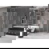 Mexen Velar L Duo sliding shower cabin 90 x 90 cm, frosted, brushed nickel - 871-090-090-02-33-97