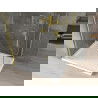 Mexen Omega extendable shower cubicle 100 x 70 cm, Transparent, Gold + shower tray Flat - 825-100-070-50-00-4010