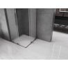 Mexen Velar L Duo sliding shower cabin 100 x 100 cm, frosted, gun metal - 871-100-100-02-33-95