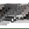 Mexen Velar L Duo shower enclosure sliding 80 x 80 cm, graphite, chrome - 871-080-080-02-43-01