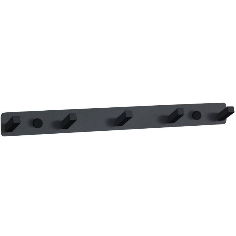 Mexen towel hook with five handles, Black - 709175-70