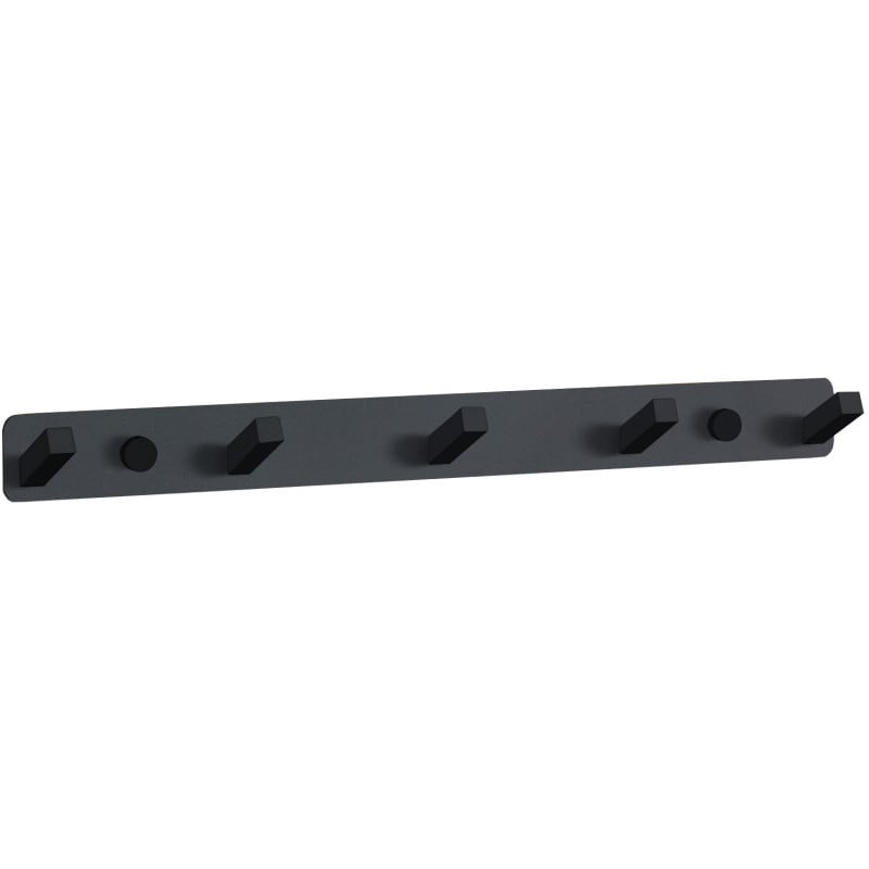 Mexen towel hook with five holders, black - 709175-70