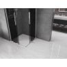 Mexen Velar L Duo sliding shower enclosure 100 x 100 cm, graphite, chrome - 871-100-100-02-43-01
