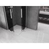 Mexen Velar L Duo sliding shower cabin 100 x 100 cm, graphite, white - 871-100-100-02-43-20