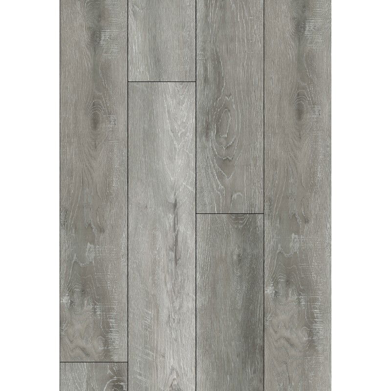 Mexen Huntsville vinyl panel sample 1240 x 182 mm SPC 6.5 mm, IXPE underlay 1.5 mm, 4 V-Groove, Oak - F1113-S