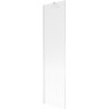 Mexen Next 1-wing Bathtub Screen 50 x 150 cm, Stripes, White - 895-050-000-00-09-20