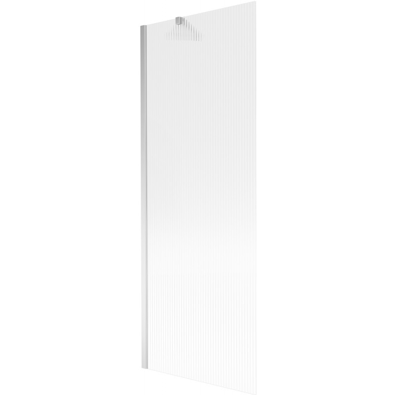 Mexen Next Bathtub Screen 1-Panel 70 x 150 cm, Stripes, Chrome - 895-070-000-00-09-01
