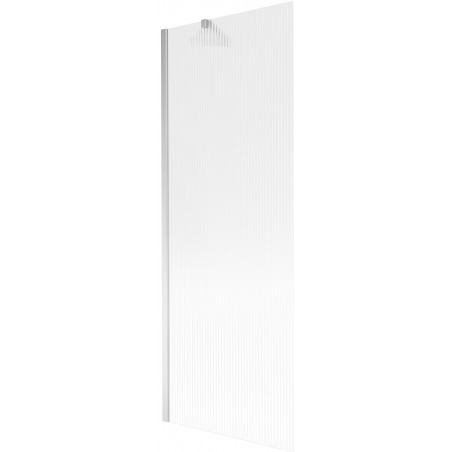 Mexen Next Bathtub Screen 1-Panel 70 x 150 cm, Stripes, Chrome - 895-070-000-00-09-01