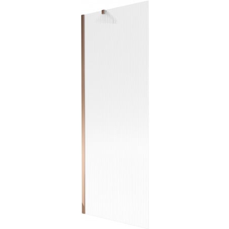 Mexen Next 1-panel Bathtub Screen 70 x 150 cm, Stripes, Rose Gold - 895-070-000-00-09-60