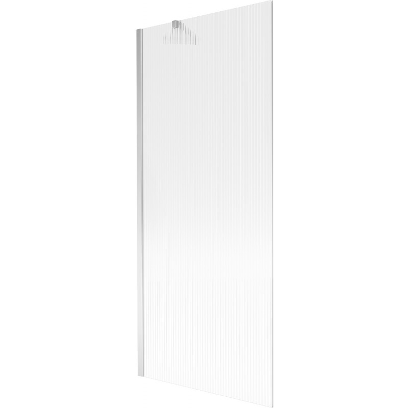 Mexen Next 1-wing Bathtub Screen 80 x 150 cm, Stripes, Chrome - 895-080-000-00-09-01