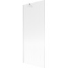 Mexen Next 1-wing Bath Screen 80 x 150 cm, Stripes, White - 895-080-000-00-09-20