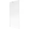 Mexen Next 1-wing shower screen 80 x 150 cm, stripes, white - 895-080-000-00-09-20