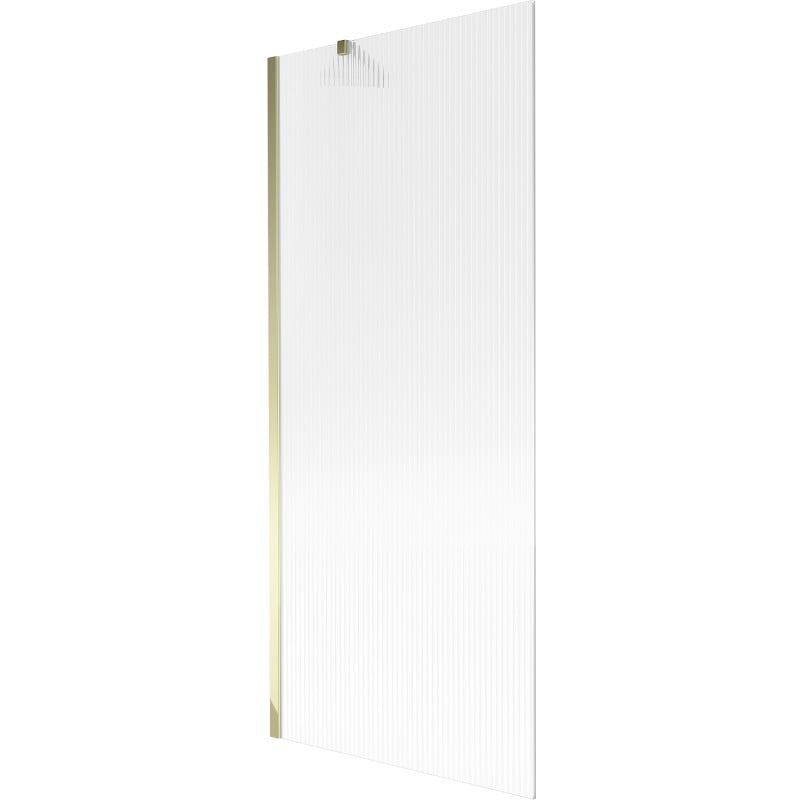 Mexen Next 1-panel Shower Screen 80 x 150 cm, Striped, Gold - 895-080-000-00-09-50