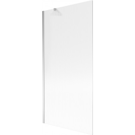 Mexen Next bathtub screen 1-wing 90 x 150 cm, stripes, chrome - 895-090-000-00-09-01