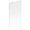 Mexen Next 1-panel bath screen 100 x 150 cm, stripes, white - 895-100-000-00-09-20