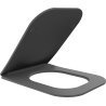 Mexen Teo slow-close slim toilet seat, duroplast, dark matte gray - 39840071
