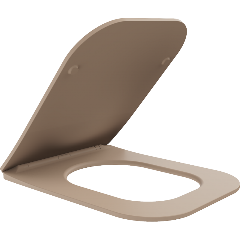 Mexen Teo slow-closing slim seat, duroplast, matte cappuccino - 39840064