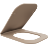 Mexen Teo slow-closing slim seat, duroplast, matte cappuccino - 39840064