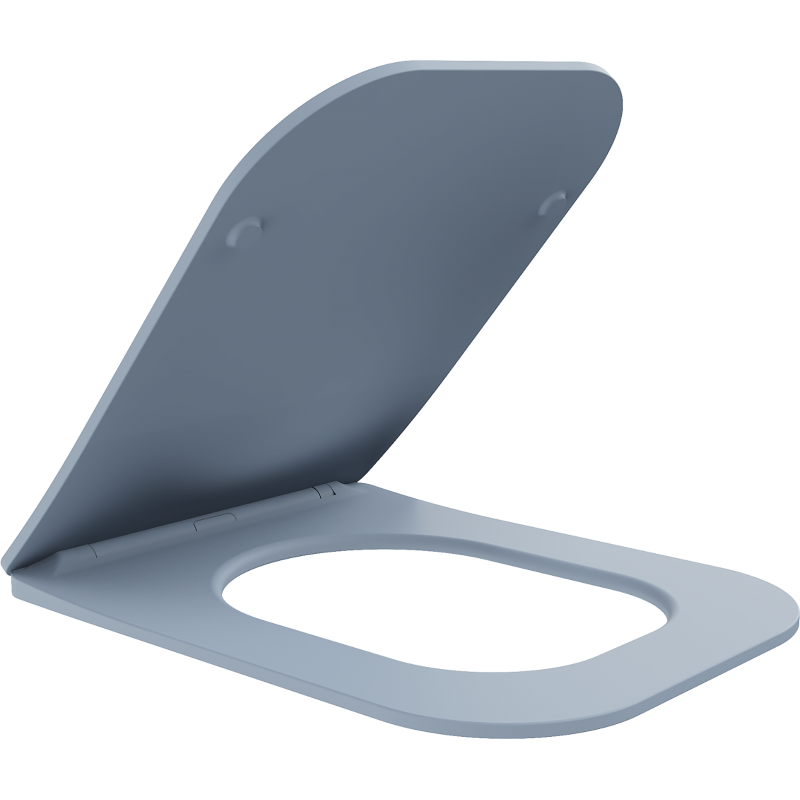 Mexen Teo soft-close slim toilet seat, duroplast, gray-blue matte - 39840069