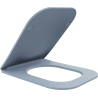 Mexen Teo soft-closing slim seat, duroplast, gray-blue matte - 39840069