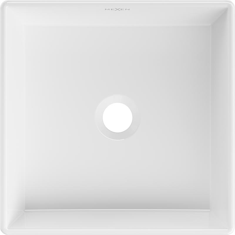 Mexen Goya countertop sink 35 x 35 cm, white - 22183500