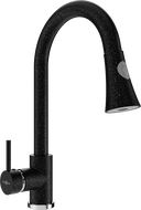 Mexen Elia kitchen mixer tap, Spotted black - 670101-76