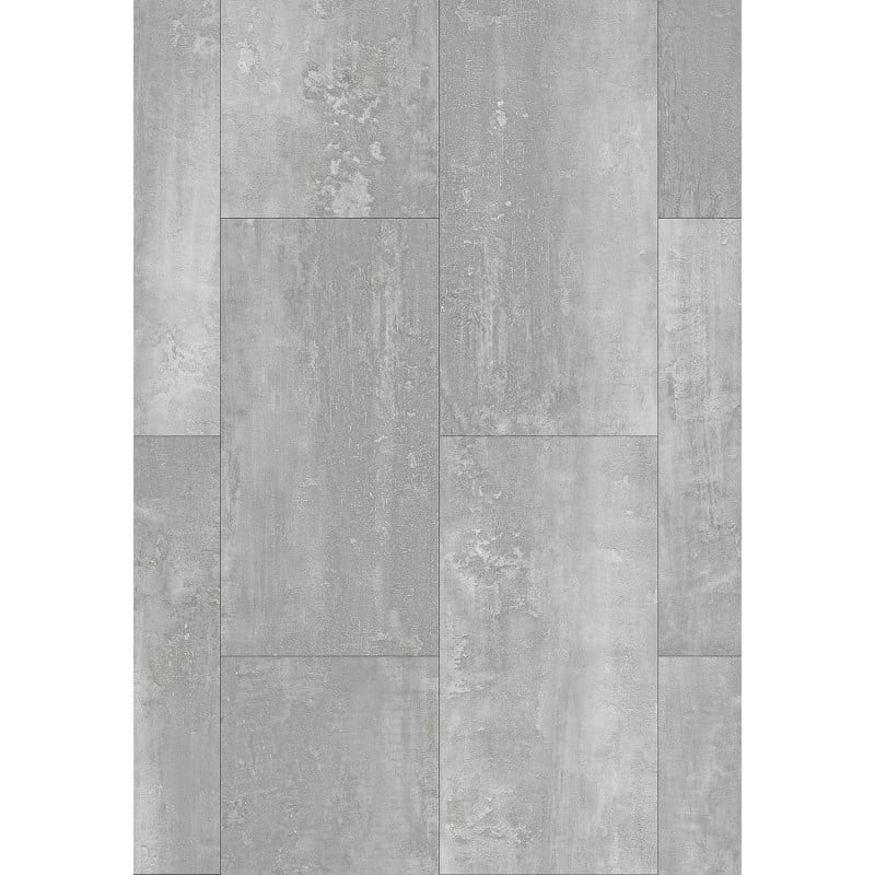 Mexen Barre Grey vinyl sample panel 610 x 305 mm SPC 6.5 mm, IXPE backing 1.5 mm, 4 V-Joint, Stone - F1149-S