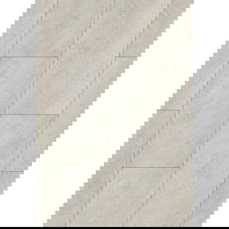 Mexen Baltic Grey vinyl sample panels 610 x 305 mm SPC 6.5 mm, IPEX underlayment 1.5 mm, 4 V-Groove, Travertine - F1158-S