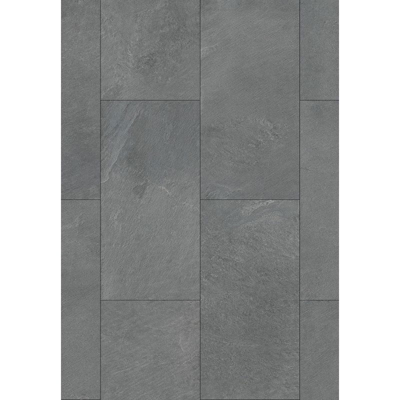 Mexen Grey Dark vinyl panel sample 610 x 305 mm SPC 6.5 mm, IPEX underlay 1.5 mm, 4 V-groove, Slate - F1159-S