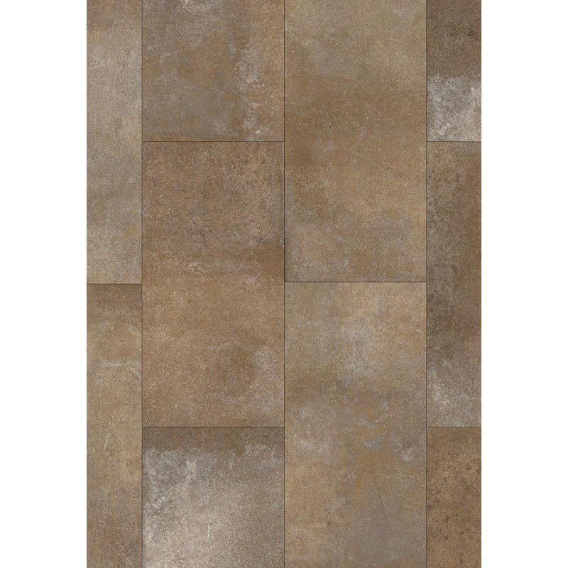Mexen Silver Brown vinyl panel sample 610 x 305 mm SPC 6.5 mm, IXPE underlay 1.5 mm, 4 V-Groove, Brick - F1160-S
