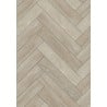 Mexen Parker sample of herringbone vinyl panels 635 x 127 mm SPC 6.5 mm, IXPE underlay 1.5 mm, 4 V-Groove, Oak - F1166-S