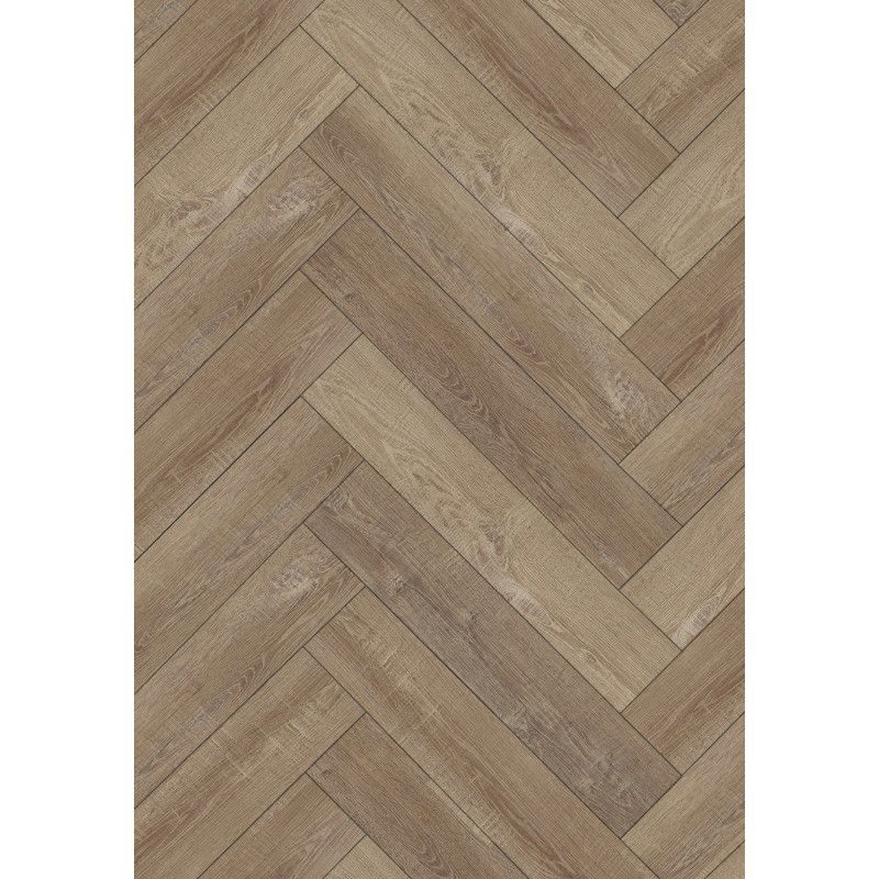 Mexen Windsor sample of vinyl panels herringbone 635 x 127 mm SPC 6.5 mm, IXPE underlay 1.5 mm, 4 V-Groove, Oak - F1167-S