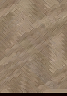 Mexen Windsor sample of herringbone SPC vinyl panels 6.5 mm, IPEX underlay 1.5 mm, 4 V-Groove, Oak - F1167-S