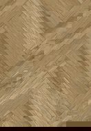 Mexen Manhattan sample of herringbone SPC vinyl panels 6.5 mm, IPEX underlay 1.5 mm, 4 V-Groove, Oak - F1173-S