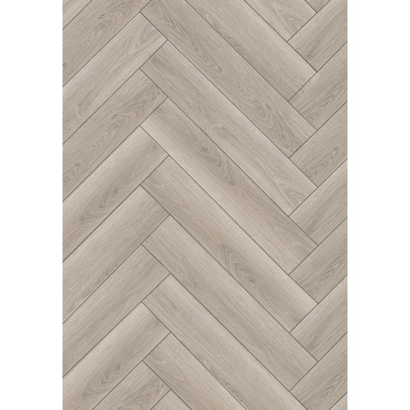 Mexen Wilson vinyl plank sample herringbone SPC 6.5 mm, IXPE underlay 1.5 mm, 4 V-Groove, Oak - F1175-S