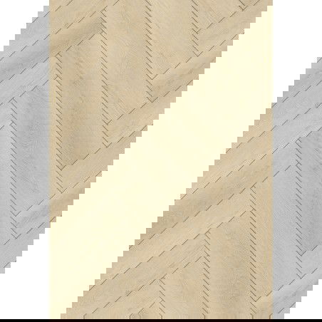 Mexen Providence  sample of herringbone vinyl panels 635 x 127 mm SPC 6.5 mm, IPEX underlay 1.5 mm, 4 V-Groove, Oak - F1177-S