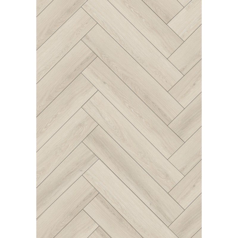 Mexen Pembroke Pines sample of herringbone SPC vinyl panels 6.5 mm, underlay 1.5 mm, 4 V-Groove, Oak - F1179-S