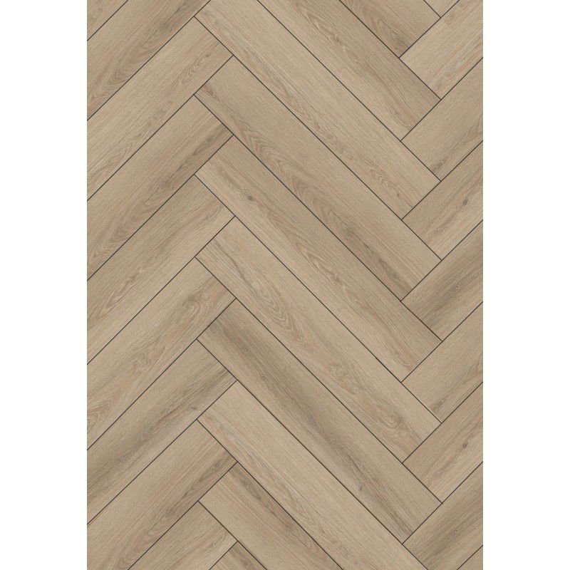 Mexen Palmdale  Vinyl Panel Sample Herringbone SPC 6.5 mm, IXPE Underlay 1.5 mm, 4 V-Groove, Oak - F1180-S
