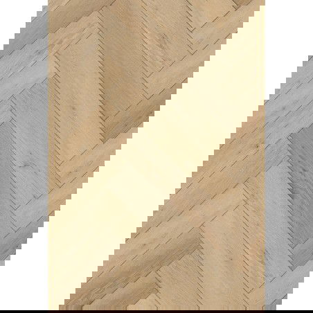 Mexen Rocky Mountain sample of herringbone vinyl panels SPC 6.5 mm, underlay 1.5 mm, 4 V-Groove, Oak - F1184-S